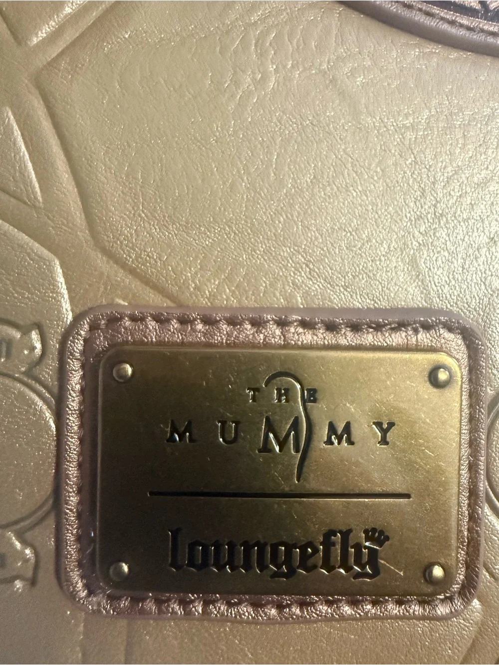 Loungefly The Mummy Book of the living Backpack with matching wallet set rare